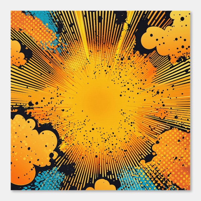 Comic Style Pop Art Explosion (8) Tapete (Vorderseite)