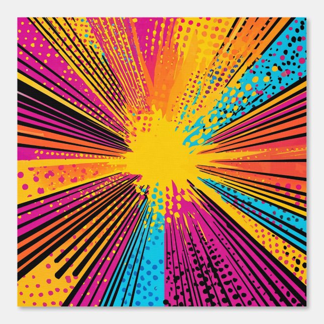 Comic Style Pop Art Explosion (9) Tapete (Vorderseite)