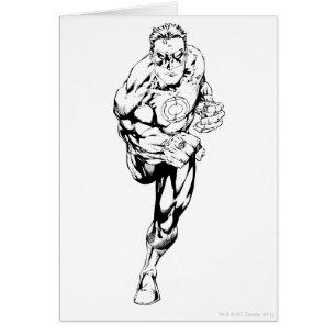 Comic Style - Running, Schwarz und Weiß