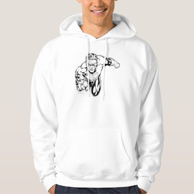 Comic Style - Vordere Klingeltöne, Schwarz und Wei Hoodie (Vorderseite)