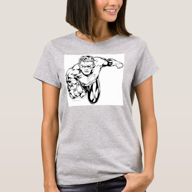 Comic Style - Vordere Klingeltöne, Schwarz und Wei T-Shirt (Vorderseite)