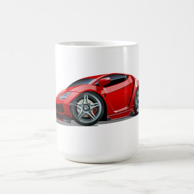 Comic-Super-Auto Kaffeetasse (Mittel)