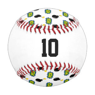 Comic Superhero Sports NUMMER Age Firecracker Baseball