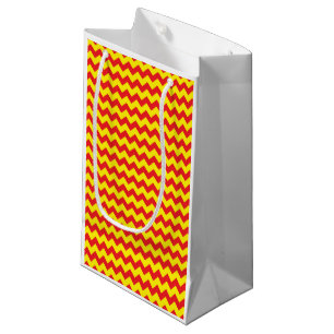 Comic Superhero Zig Zag Red Yellow Kids Spaß Kleine Geschenktüte