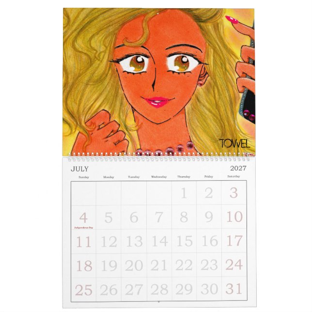 COMIC-TUCH 2018 KALENDER (Jul 2027)