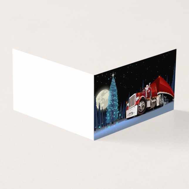 Comic-Weihnachts-LKW (Vorderseite)