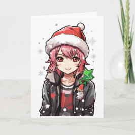 Comic-Weihnachtskarte Karte
