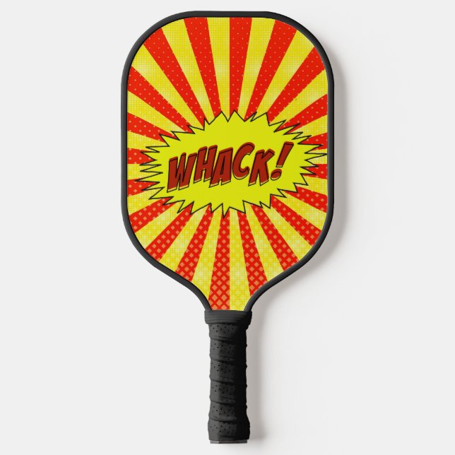 Comic-Whack-Logo-Pickleball-Paddel Pickleball Schläger (Vorderseite)