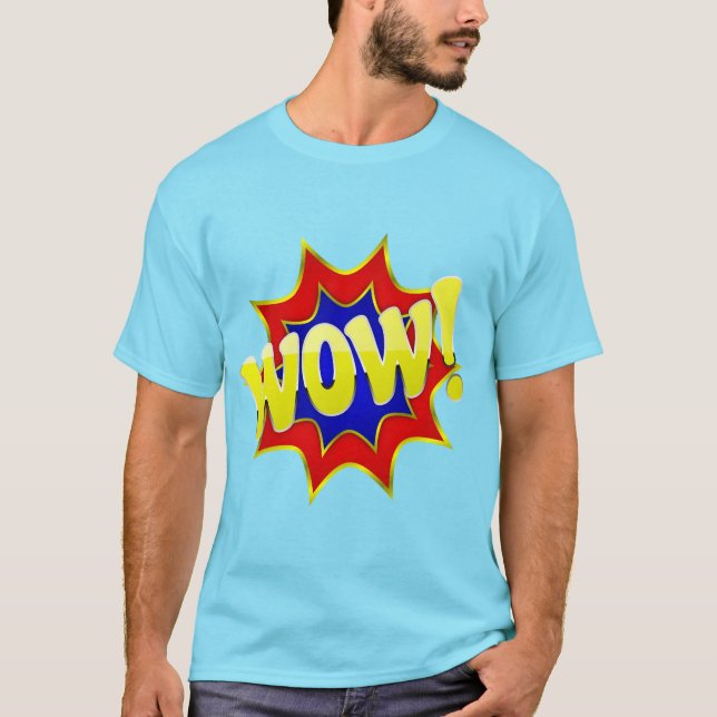 Comic WOW. T-Shirt (Vorderseite)