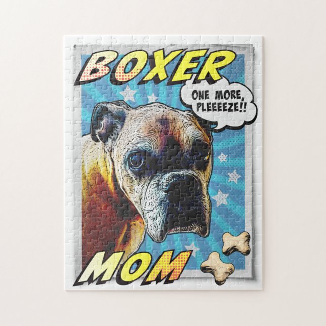 Comical Boxer Jigsaw Puzzle (Vertikal)