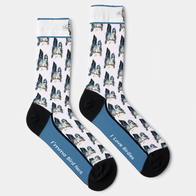 Comical Steller's Jay Bird Socks Socken (Rechts)