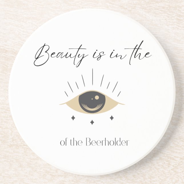 Comical Stone Untersetzer - Bier Lovers Pub (Vorne)