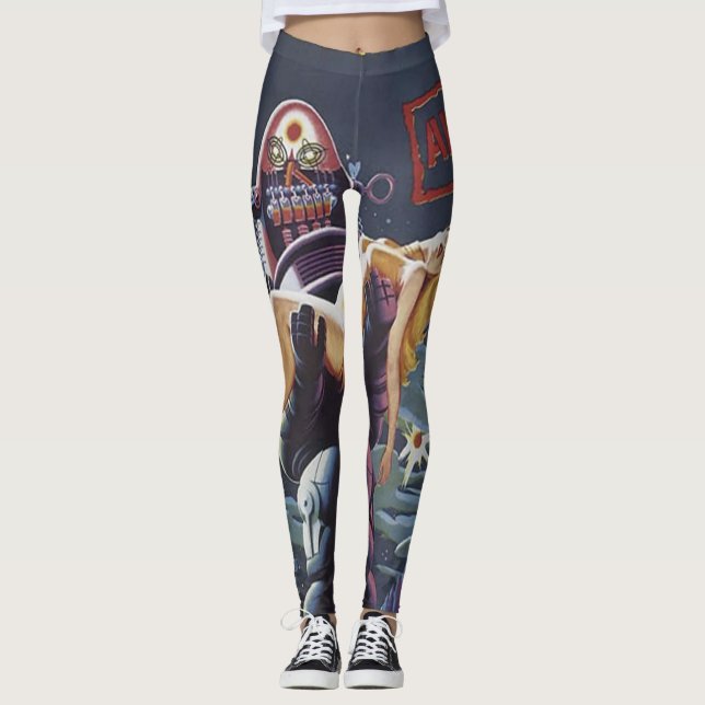 Comicbuch-Leggings Leggings (Vorderseite)