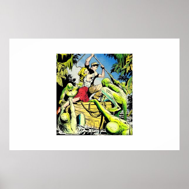 Comicen des Goldenen Horrors |60er Beängstigende C Poster (Vorne)