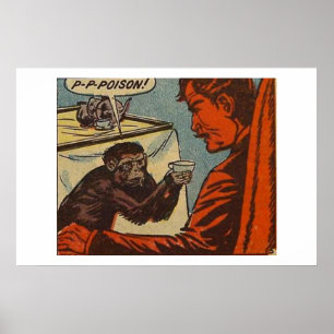 Comicen des Goldenen Horrors 70ER VINTAGE COMIC Poster
