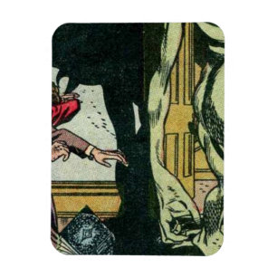 Comicen des Goldenen Horrors   BEÄNGSTIGENDE VINTA Magnet