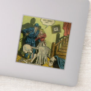 Comicen für beängstigende und Vintage Horror Aufkleber