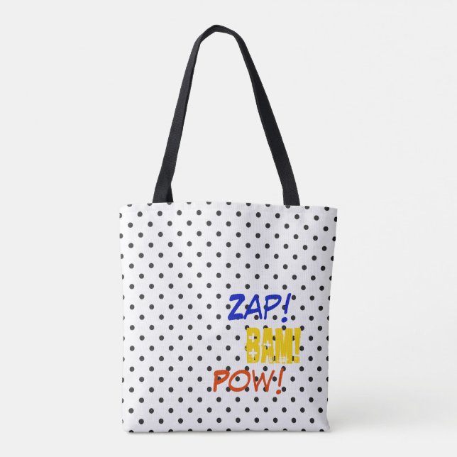 Comicen Zap! Bam! Pow! Funny Colorful Superhero (Rückseite)