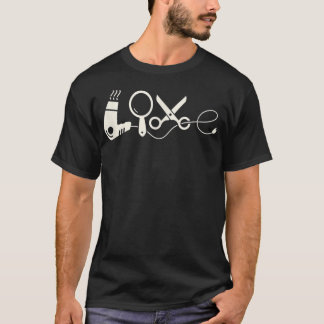 Comicfigur LIEBE - Männer und Frauen Barber Gif T-Shirt