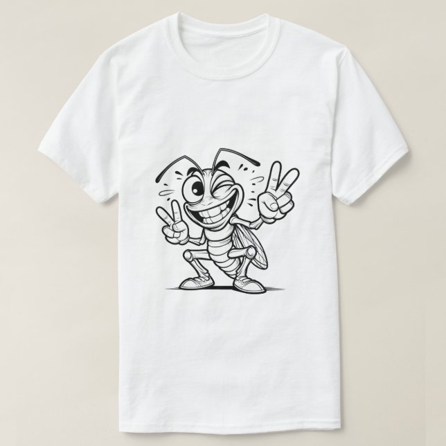 Comicfiguren-Inspired Geschenkdesign T-Shirt (Design vorne)