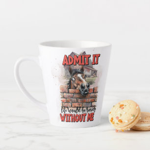 Comicpferd Milchtasse