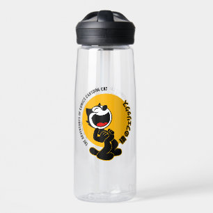 Comics Cartoon Katze   Trinkflasche