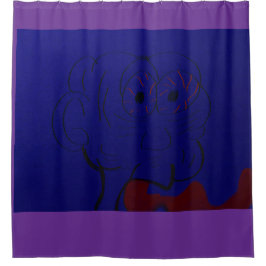 Comics Character Shower Curtain Duschvorhang