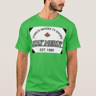 Comics FilmeV Shows Bleib Nerdy Est 1989 Familie T-Shirt