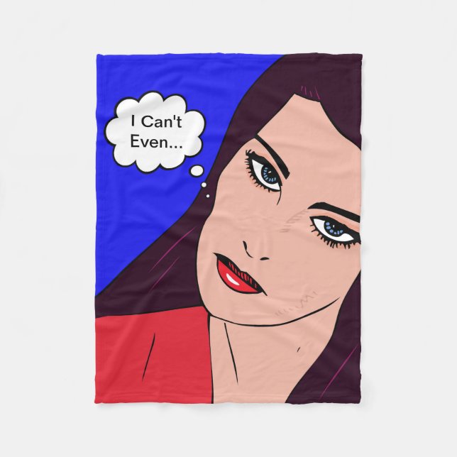 Comics Girl #14 Fleecedecke (Vorderseite)