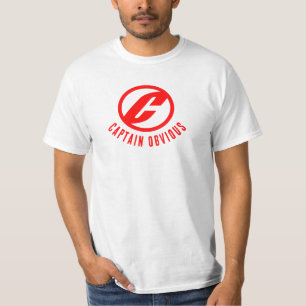 Comics-Stil Captain Obvious Lustiger Held T-Shirt