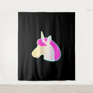 Comicstyle einhorn! wandteppich
