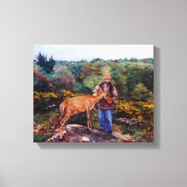 Comiendo/Comendo/Eating Leinwanddruck (Vorderseite)