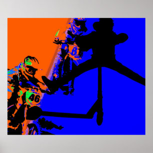 Comin' Through - Motox und Scooter Poster