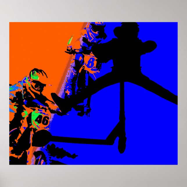 Comin' Through - Motox und Scooter Poster (Vorne)