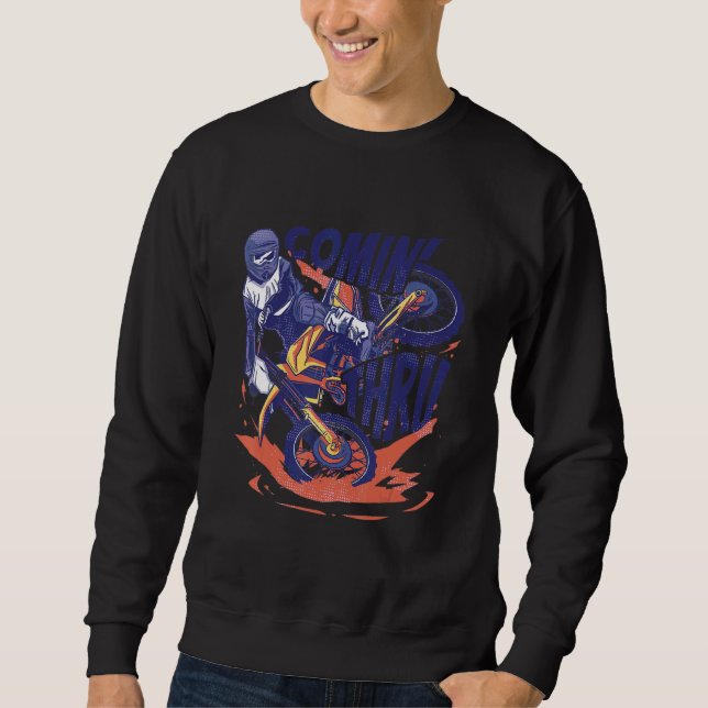 Comin' thru bike sweatshirt (Vorderseite)
