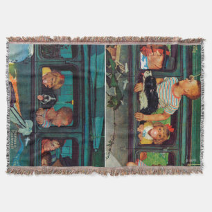 Coming and Going by Norman Rockwell Decke