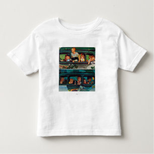 Coming and Going by Norman Rockwell Kleinkind T-shirt