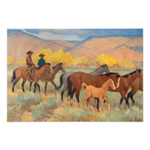 Coming Zuhause, 1942 von Maynard Dixon Fotodruck