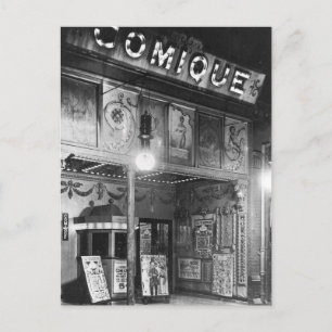 Comique Theatre Postkarte