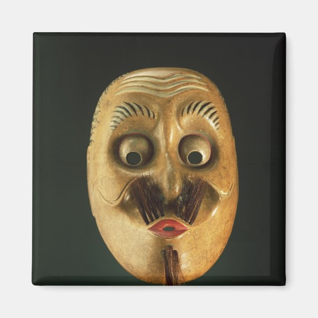 Comische Maske, Noh Theater Magnet (Vorne)