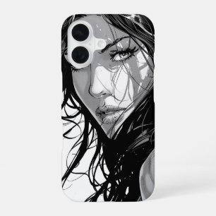 Comische Schönheit iPhone 16 Hülle