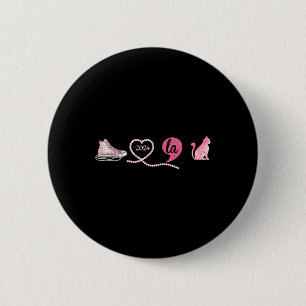 Comma Cat 2024 Kalama Harris Präsident Button