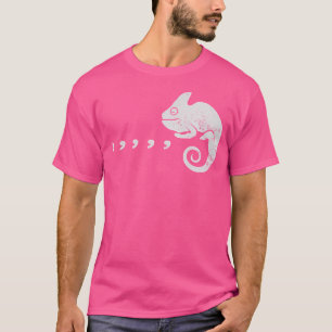 Comma Chameleon Funny 80er Music Pun T-Shirt