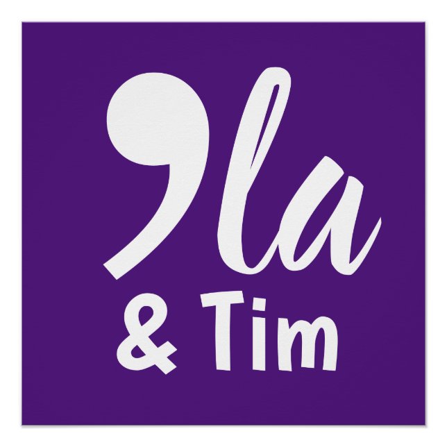 Comma Kamala und Tim 2024 Poster (Vorderseite)