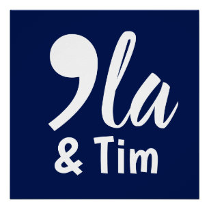 Comma Kamala und Tim 2024 Poster