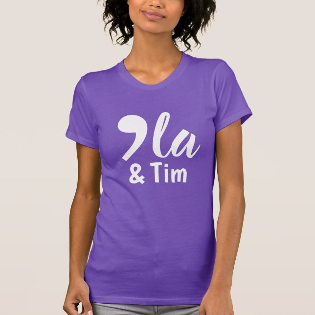 Comma Kamala und Tim 2024 T-Shirt (Vorderseite)