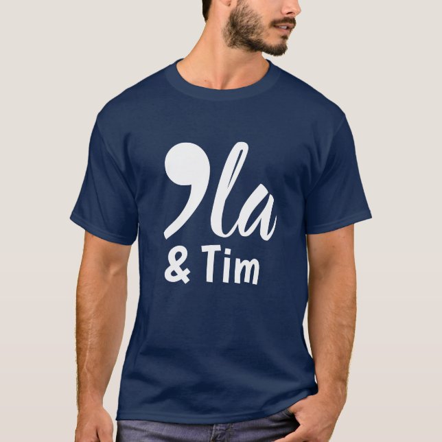 Comma Kamala und Tim 2024 T-Shirt (Vorderseite)