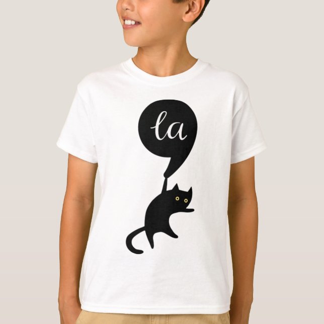 Comma La 2024 Cat T-Shirt (Vorderseite)