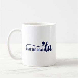 Comma la & Coach   Kamala Harris Coach Blue Kaffeetasse