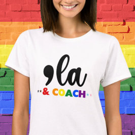 Comma la & Coach Kamala Harris Progressiver Preis T-Shirt